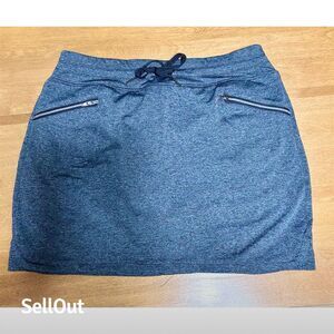 Tangerine Women's Heather Blue Skort M Athletic Tennis Golf Pickleball